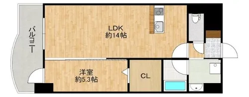 CREWS.REINE(クルーズ.レーヌ)【605号室】の間取り