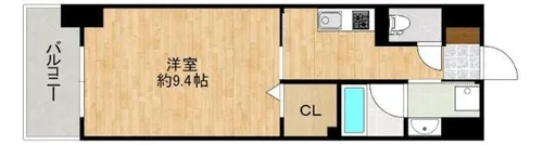 CREWS.REINE(クルーズ.レーヌ)【606号室】の間取り