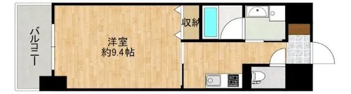 CREWS.REINE(クルーズ.レーヌ)【610号室】の間取り