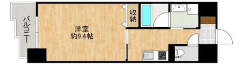 CREWS.REINE(クルーズ.レーヌ)【612号室】の間取り