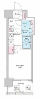 BPRレジデンス新梅田【8階】の間取り