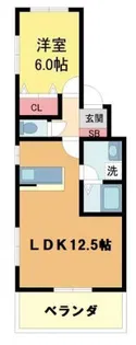 メゾン三条【201号室】の間取り