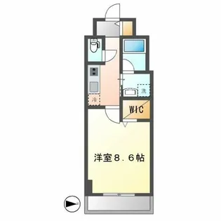 プリムヴェール【4階】の間取り