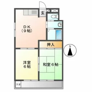 マンション丘【3C号室】の間取り