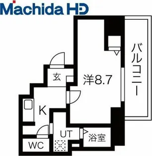 エヌエムキャトフヴァン【9FD号室】の間取り