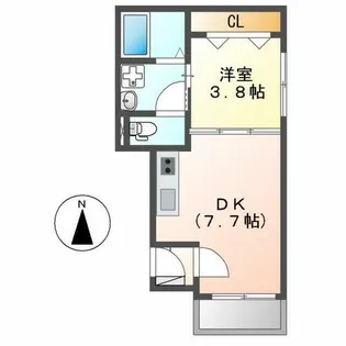 Hershey【2階】の間取り