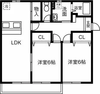 メゾンクラシードA【202号室】の間取り