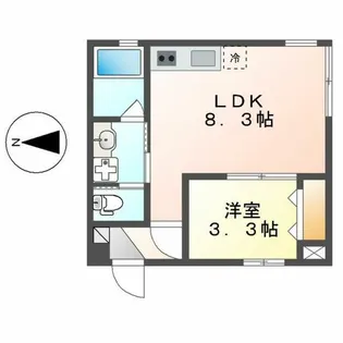 Avance名駅通【105号室】の間取り