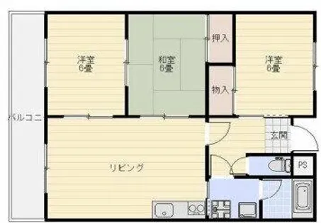 グローリウス長野【2階】の間取り