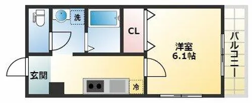 みおつくし杭全【2階】の間取り