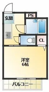 サンコービル【4階】の間取り