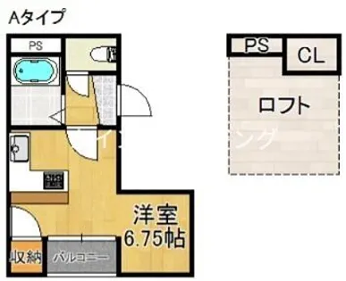 レガーレ玉出【1階】の間取り