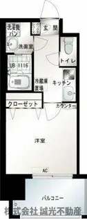 エンクレスト博多駅前Ⅲ【5階】の間取り