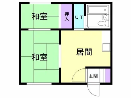港北ハイツ【105号室】の間取り