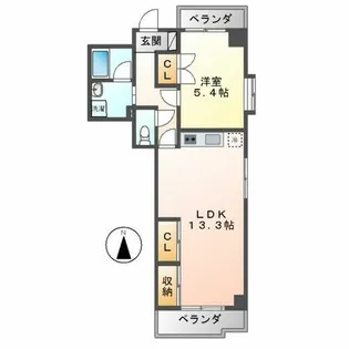 ITOH壱番館【901号室】の間取り