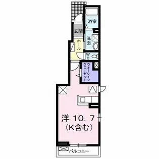 サンデリアーナⅢ B【1階】の間取り