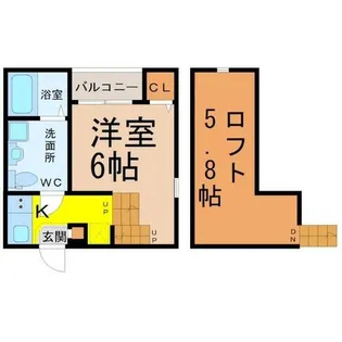 HUMMINGLIFE新栄(ハミングライフ新栄)【2階】の間取り