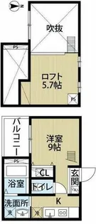 LIBRE道徳(リブレドウトク)【2階】の間取り