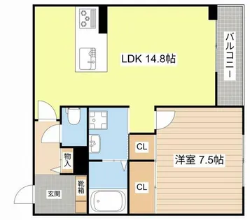 エクセルⅥ【202号室】の間取り