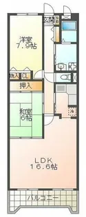 セントポリア神戸運動公園【6階】の間取り