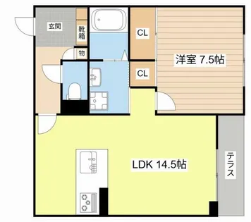 エクセルⅥ【103号室】の間取り