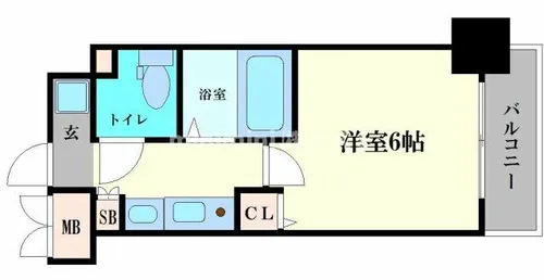 エステムコート梅田リトリーヴ【11階】の間取り