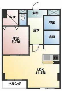エルミタージュ【92号室】の間取り
