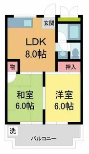 TOHOマンション第二【305号室】の間取り