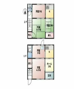 川根テラスハウス【1階】の間取り