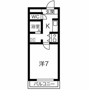 ハッピーコート垂水【301号室】の間取り