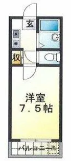サンテラス池内【202号室】の間取り