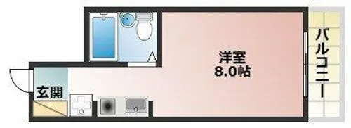 メゾン垂水【303号室】の間取り