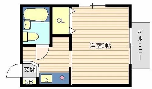ジェネシスみづほ【202号室】の間取り