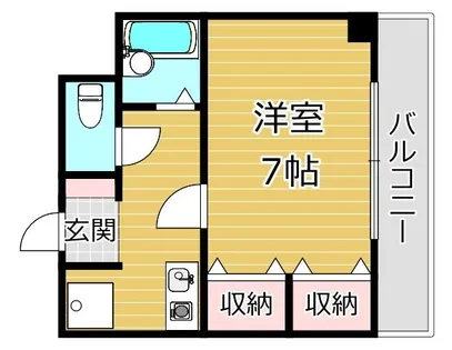 サンフォートメゾン【203号室】の間取り