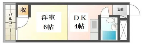 崎山ハイム【3階】の間取り