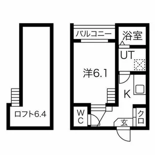 スパジオ フェリーチェ【102号室】の間取り