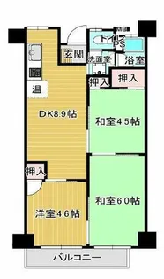 コーポあびこ【3階】の間取り