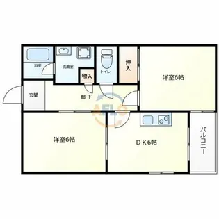 エミネンス住吉【4階】の間取り