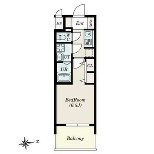 CREST TAPP平安通【1004号室】の間取り