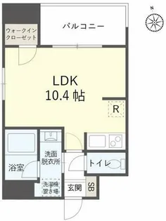 タワーズ香椎駅前【4階】の間取り