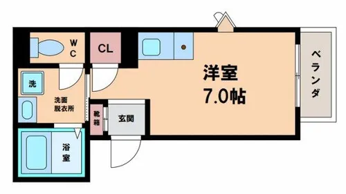 サウスメゾンM.M【2階】の間取り