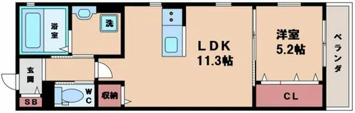 仮称)大阪市住吉区長居西1丁目PJ【3階】の間取り