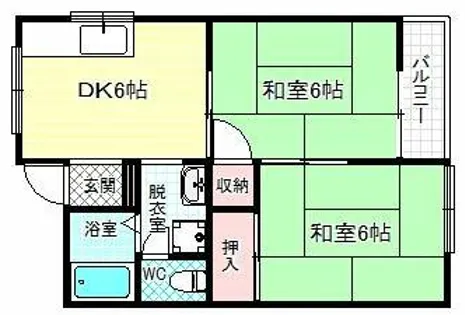 トマトハイツ【1階】の間取り