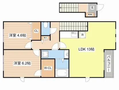 ネオ・パストラル【2階】の間取り