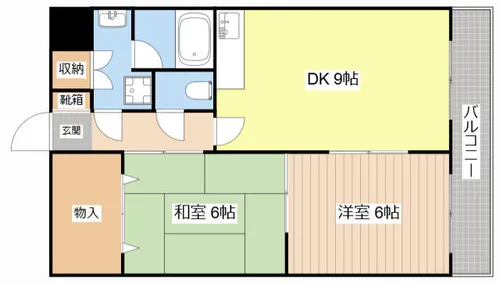 オオケイビル【607号室】の間取り