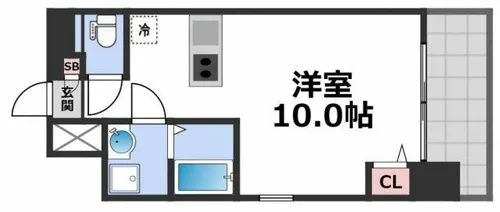 パニール・永和【2階】の間取り