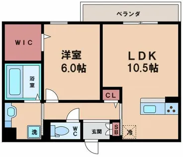 エクレール殿辻【2階】の間取り