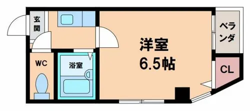 EST長居西【2階】の間取り