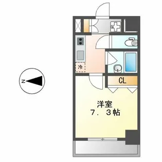 プロシード太閤通【2階】の間取り