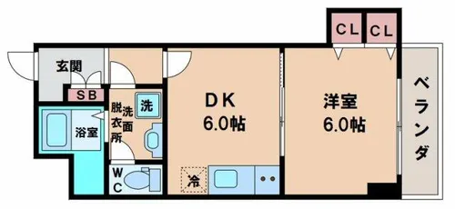 第3コーポラスROSA【2階】の間取り